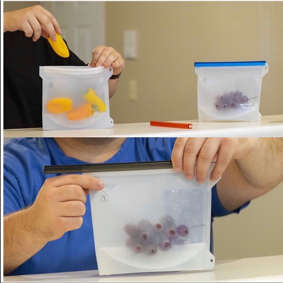 Other - Reusable silicone food storage bags